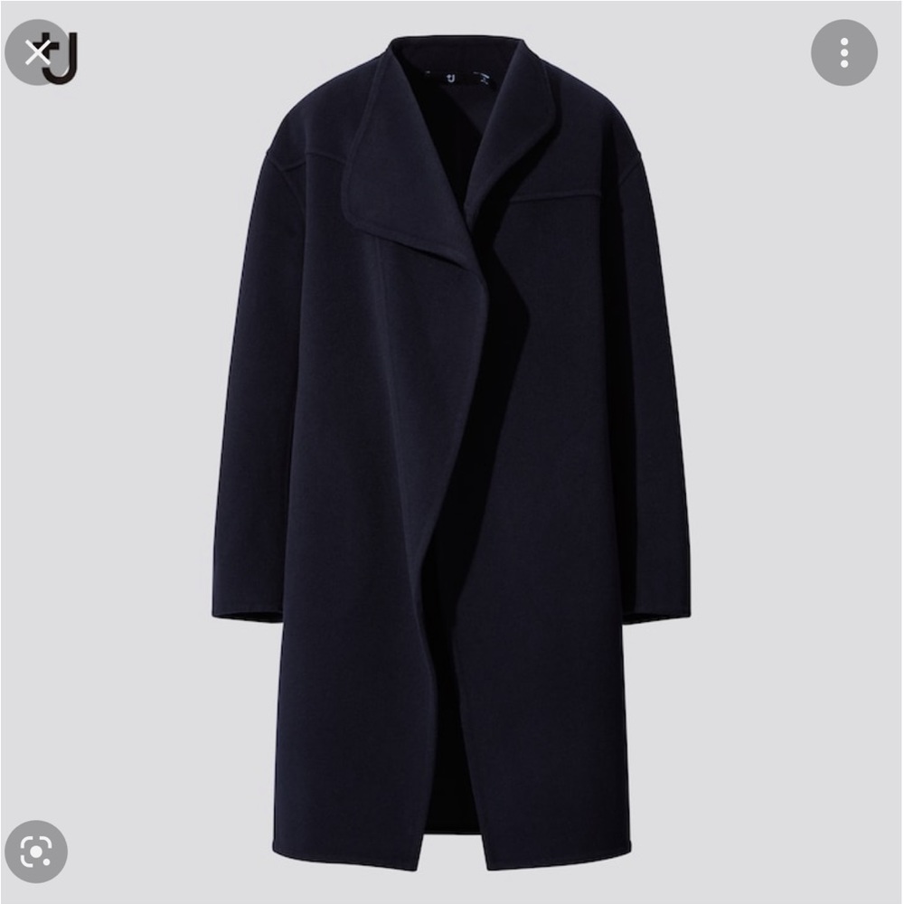 Uniqlo +J Jil Sander Cashmere Blend Coat NWT